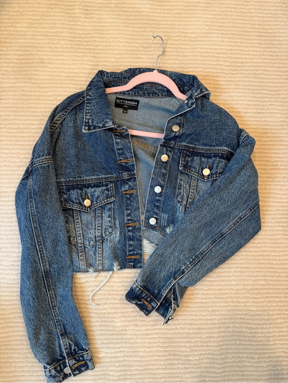 Kittenish Light Blue Denim Jacket